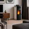 Vzduchová kamna na pelety Flavia 15 kW Sannover White Náhled obrázku produktu 2