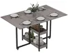 HOMCOM Eettafel, inklapbaar, keukentafel voor 4 personen, Productafbeelding-voorbeeld 1