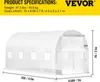 Bogendach Gewächshaus 4,6x2,1x2,1m Frühbeet Produktbild-Vorschau 7