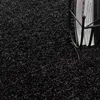 A close-up view of a black shaggy carpet with a metal magazine rack holding books on the right side. Anteprima dell’immagine prodotto