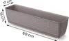 Blumenkasten Balkonkasten 600 mm aus Kunststoff – Farbe Produktbild-Vorschau 1