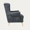 HOMLA FOSSBY FASO Kordsessel grau 86x85x108 cm Produktbild-Vorschau 4
