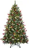 A decorated Christmas tree on a white background. Produktbild-Vorschau