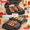 TEFAL OptiGrill 2in1 GC772810 - Schwarz - Rechteckig - Náhľad obrázku produktu 4
