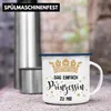 Trendation - Emaille Tasse Prinzessin Geschenk Mädchen Produktbild-Vorschau 4