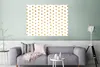 MuchoWow® Poster Gold - Weiß - Tupfen - Muster 120x90 cm - Produktbild-Vorschau 5