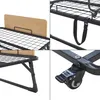 Collage of close-up shots of a folding bed frame. Produktbild-Vorschau
