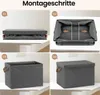 WOLTU 6er Set Aufbewahrungsboxen mit Deckel, mit Griffen, Produktbild-Vorschau 10