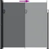 vidaXL Seitenmarkise Ausziehbar Schwarz 200x600 cm Produktbild-Vorschau 5