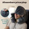 FLOWZOOM AIR Opblaasbaar reisnekkussen met capuchon, maat Productafbeelding-voorbeeld 5