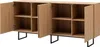 Sideboard "Breda" in Stone Eiche Kommode 200 x 90 cm, mit Produktbild-Vorschau 11