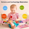 Montessori Spielzeug ab 1 Jahr, weiches Babybuch, 3D-Filz Produktbild-Vorschau 4