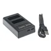 vhbw Dual Micro-USB + USB-C Ladegerät kompatibel mit Canon Produktbild-Vorschau 3