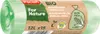 A roll of green biodegradable garbage bags with packaging. Voir les images du produit