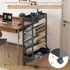 Libreria mobile su ruote, a 6 ripiani Anteprima dell’immagine prodotto 4