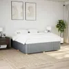 vidaXL Struttura letto senza materasso grigio chiaro Anteprima dell’immagine prodotto 2