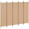 “2026 Modern“ Beige 5-teiliger Raumteiler Beige 250 x 200 Produktbild-Vorschau 1