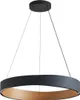 Lucande LED-Hängeleuchte Daelor, schwarz/Holz, CCT, dimmbar Produktbild-Vorschau 1