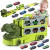 Camion jouet « Dinosaures » avec 6 voitures – Jouet Voir les images du produit 1
