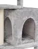Aga Škrabadlo pre mačky 42x49x136 cm Sivé Náhľad obrázku produktu 2