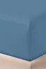 Spannbettlaken 100% Baumwoll-Satin 200x200+30 cm Blau für Produktbild-Vorschau 4