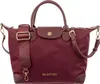 A studio shot of a burgundy handbag. Produktbild-Vorschau