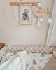 Bettschlange 4-strängig geflochten Velours 400 cm – Beige | Produktbild-Vorschau 7
