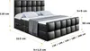 ALTDECOR Boxspringbett mit Fußteil, H3 Matratze und Topper Produktbild-Vorschau 5