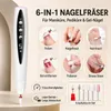 Nagelfräser 2‑in‑1 mit UV‑LED Lampe, Akku Nagelbohrgerät, Produktbild-Vorschau 7