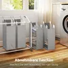 HOMCOM Wäschekorb mit 4 Fächer 160 L Wäschesammler mit Produktbild-Vorschau 5