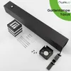Product components and marketing text for a garden lamp. Produktbild-Vorschau