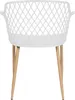 Fauteuil Malaga Blanc - Lot De 2 Voir les images du produit 4