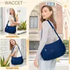 WACCET Torba na ramię damska duża wodoodporna nylonowa Podgląd zdjęcia produktu 6