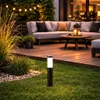 MasterLED E27 Pollerleuchte Edelstahl IP44 45cm, Garten Produktbild-Vorschau 2