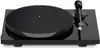 A black turntable is shown from a slightly elevated front-left angle on a white background. Anteprima dell’immagine prodotto