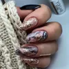 Yoshi Hybrid Nail Polish Gold Brocade with Dots - Náhled obrázku produktu 8