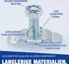 Schraubfitting für Airlineschiene 10 Stück M8x20 Produktbild-Vorschau 2