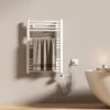 EMKE Scaldasalviette elettrico 75X50cm 300W Bianco curvo Anteprima dell’immagine prodotto 1