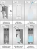 Distributeur mural pour désinfectant en aluminium avec une Voir les images du produit 5