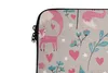 MuchoWow® Laptop Hülle 13 Zoll Fuchs - Muster - Liebe Produktbild-Vorschau 3