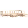 vidaXL 7-tlg. Garten-Lounge-Set Massivholz Kiefer Produktbild-Vorschau 1