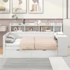 Wielofunkcyjna rozkładana sofa z biurkiem, szufladami i Podgląd zdjęcia produktu 3