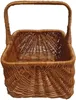 Einkaufskorb aus Weide rechteckig Braun 36x26x32 cm Produktbild-Vorschau 2