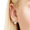 Unique Perlenohrstecker aus 585er Weißgold mit Brillanten Produktbild-Vorschau 2