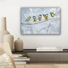 MuchoWow® - Leinwandbilder - Vogel - Kohlmeise - Winter - Produktbild-Vorschau 7