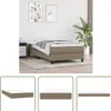 The Living Store Taschenfederkernmatratze Taupe 80x200x20 Produktbild-Vorschau 1