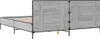 vidaXL Bettgestell Grau Sonoma 200x200 cm Holzwerkstoff und Produktbild-Vorschau 6