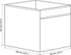 DRÖNA Ikea Fach, dunkelblau/weiß, 33x38x33 Produktbild-Vorschau 4