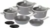 A set of cookware, including pots and pans, arranged on a white background. Podgląd zdjęcia produktu
