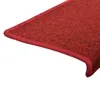 vidaXL Stufenmatten 15 Stk. 65x21x4 cm Rot Rechteckiger Produktbild-Vorschau 4
